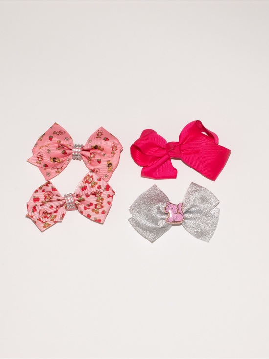 Strawberry Shortcake Other - Strawberry Shortcake Bow Hair Clips